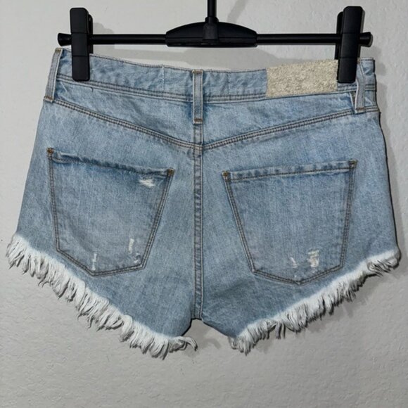 IRO Jeans Cut off Denim Shorts Sz‎ 25 - Picture 3 of 8